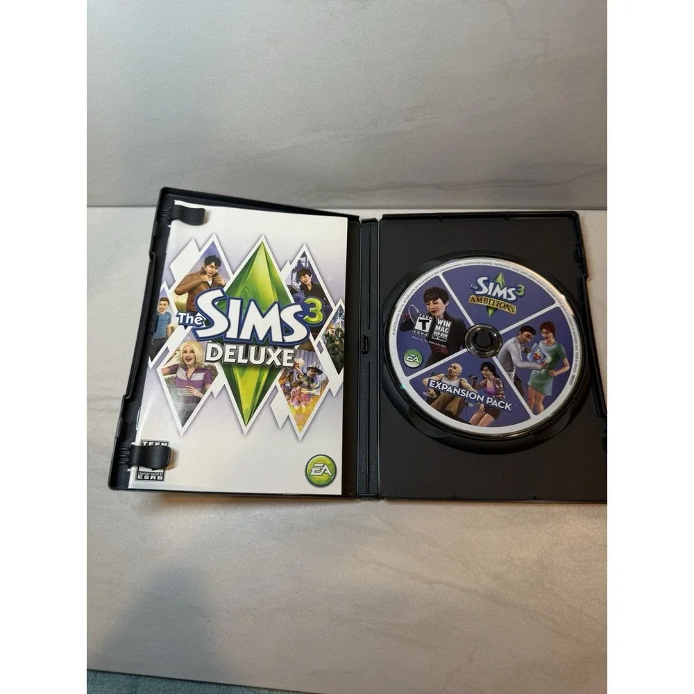 The Sims 3 Deluxe PC Mac DVD-ROM Includes Ambitions Expansion Pack EA Games